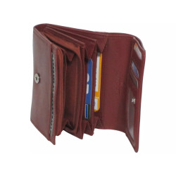 Porte-monnaie marron RFID Junior Cheval G.Z – Anti-piratage cuir