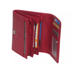 Porte-monnaie rouge RFID Junior Cheval G.Z – Anti-piratage cuir