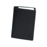 Porte-carte noir RFID Cheval GZ – 9 cartes cuir vachette