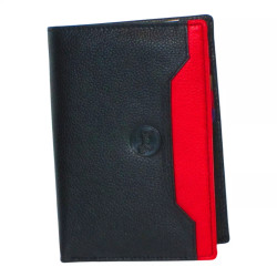 Portefeuille CHEVAL G-Z cuir vachette noir – 12 cartes