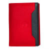 Portefeuille CHEVAL G-Z en cuir vachette rouge –face
