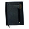 Porte-monnaie junior multi-couleur noir en cuir vachette-dos