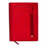 Porte-monnaie cuir multi-couleur rouge – 10 cartes + monnaie