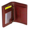 Portefeuille marron RFID Cheval G.Z en cuir vachette – interieur Portefeuille marron RFID Cheval G.Z en cuir vachette – interieur