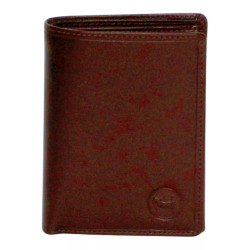 Portefeuille marron RFID Cheval G.Z – Anti-piratage cuir vachette