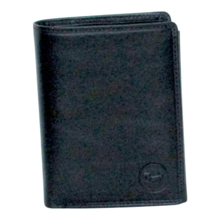 Portefeuille noir RFID Cheval G.Z – Anti-piratage cuir vachette
