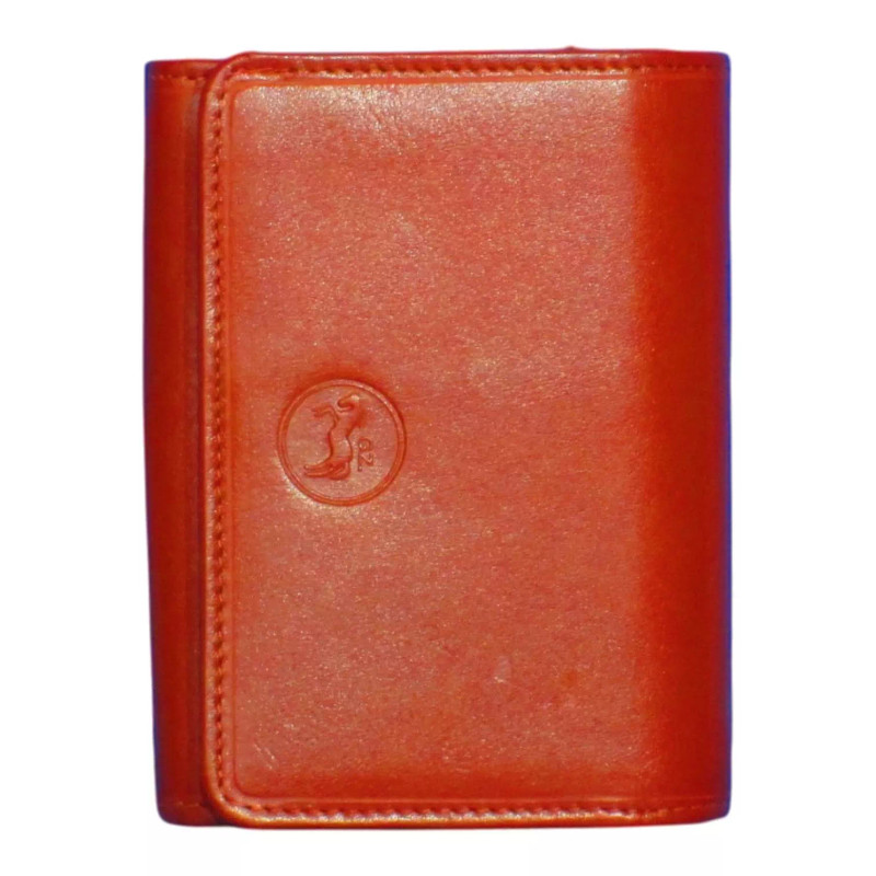 Porte-monnaie marron RFID Junior Cheval G.Z – Anti-piratage cuir