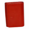 Porte-monnaie rouge RFID Junior Cheval G.Z en cuir vachette – face Porte-monnaie rouge RFID Junior Cheval G.Z en cuir vachette – face