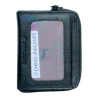 Petit porte-monnaie noir RFID Cheval G.Z – Cuir vachette