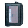 Petit porte-monnaie noir RFID Cheval G.Z en cuir vachette – dos Petit porte-monnaie noir RFID Cheval G.Z en cuir vachette – dos
