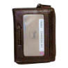 Petit porte-monnaie marron RFID Cheval G.Z en cuir vachette – dos Petit porte-monnaie marron RFID Cheval G.Z en cuir vachette – dos