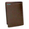 Porte-carte marron RFID Cheval GZ en cuir vachette – dos