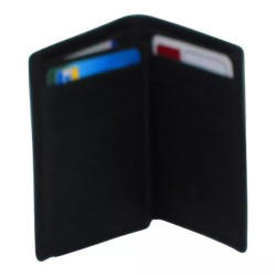 Porte-carte noir RFID Cheval GZ en cuir vachette – interieur