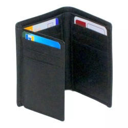 Porte-carte noir RFID Cheval GZ en cuir vachette – interieur-1