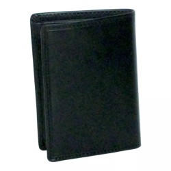 Porte-carte noir RFID Cheval GZ en cuir vachette – dos