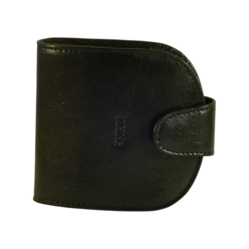 Porte monnaie cuvette de marque SPIRIT en cuir vachette collet noir. Porte monnaie cuvette de marque SPIRIT en cuir vachette collet noir.