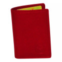 Porte-carte rouge RFID Cheval GZ en cuir vachette – Compacité et sécurité