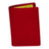 Porte-carte rouge RFID Cheval GZ en cuir vachette – face