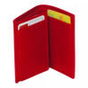 Porte-carte rouge RFID Cheval GZ en cuir vachette – interieur
