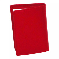 Porte-carte rouge RFID Cheval GZ – 9 cartes cuir vachette