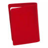Porte-carte rouge RFID Cheval GZ en cuir vachette – dos