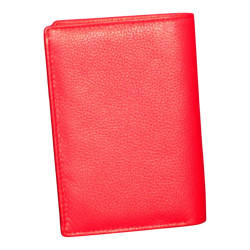 Grand portefeuille rouge Cheval G.Z en cuir vachette – dos