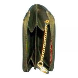 Petit porte-monnaie noir Cheval G.Z en cuir vachette – cote
