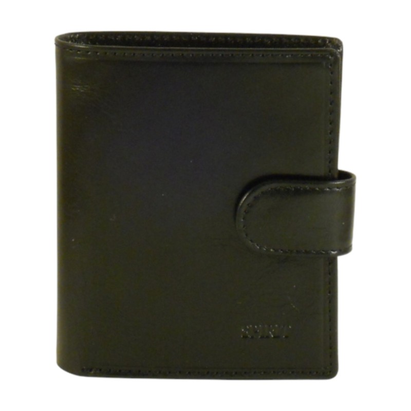 Porte monnaie porte carte noir fermé par un bouton pression. Porte monnaie porte carte noir fermé par un bouton pression.