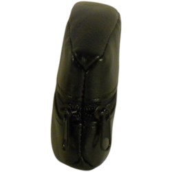 Porte monnaie de marque SPIRIT en cuir vachette collet noir.