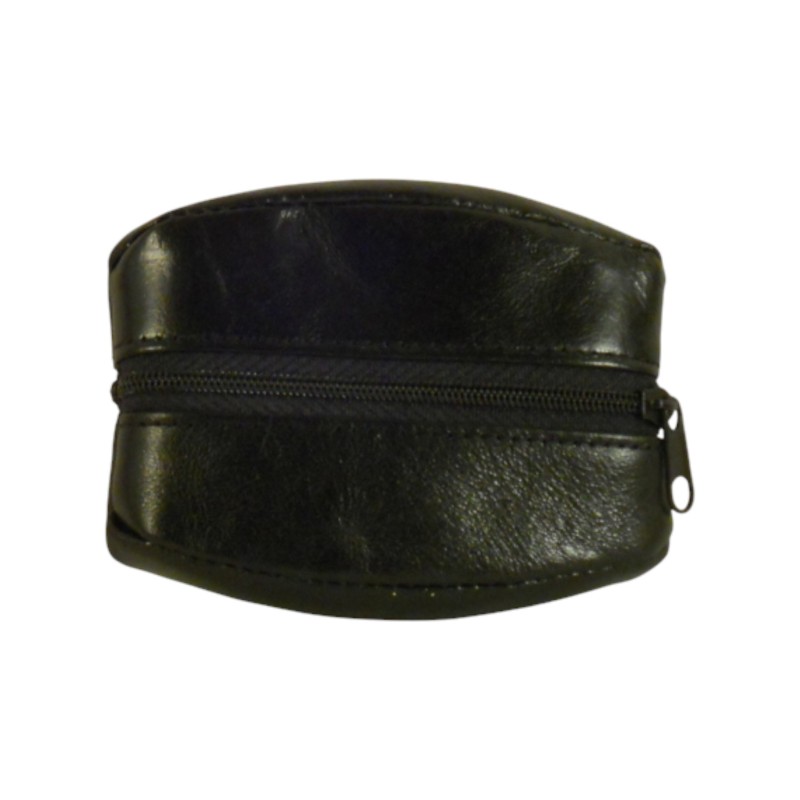 Porte monnaie de marque SPIRIT en cuir vachette collet noir. Porte monnaie de marque SPIRIT en cuir vachette collet noir.