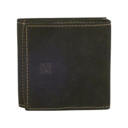 Porte monnaie toile et cuir vachette de marque LOUIS C