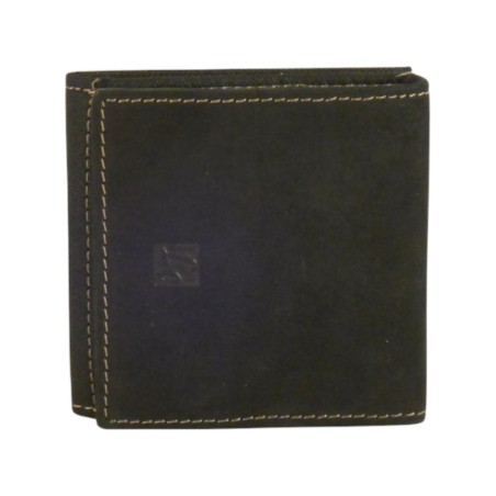 Porte monnaie toile et cuir vachette de marque LOUIS C