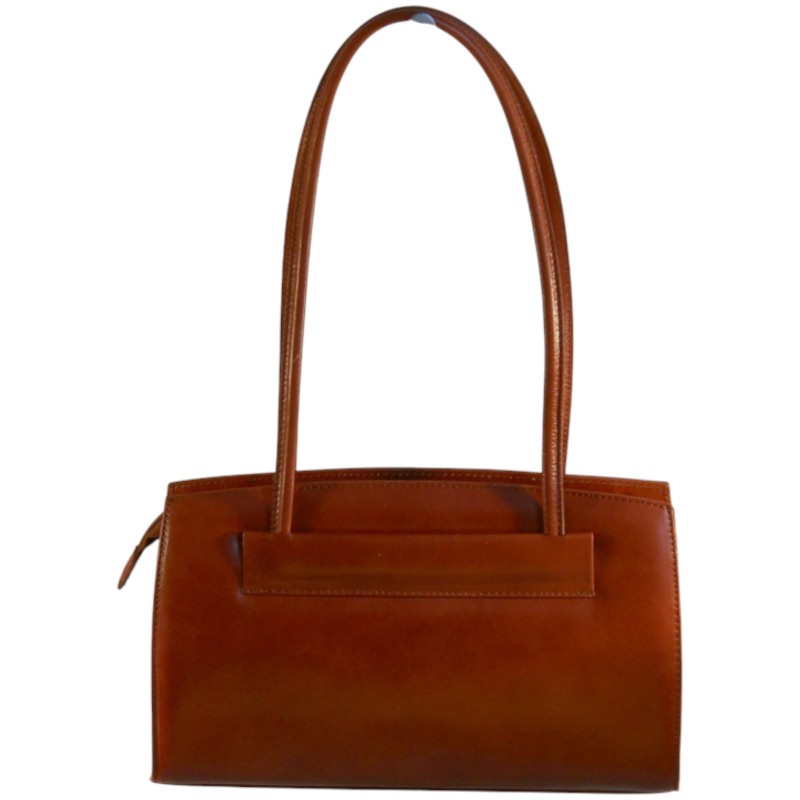 sac à main en cuir vachette fauve pouvant se porter sur l'épaule. sac à main en cuir vachette fauve pouvant se porter sur l'épaule.