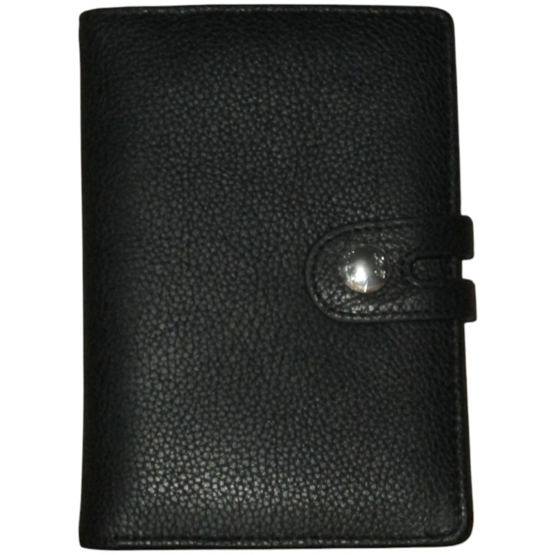 Louis C-portefeuille en cuir noir Louis C-portefeuille en cuir noir