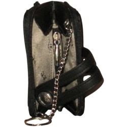 Louis C - porte monnaie-porte clés noir