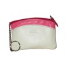 Porte monnaie - porte clés FANCIL bi-colore rose-blanc