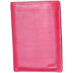 Portefeuille FANCIL rouge - interieur multicolore