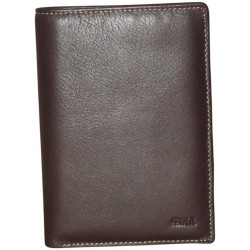 Portefeuille FANCIL marron - interieur multicolore