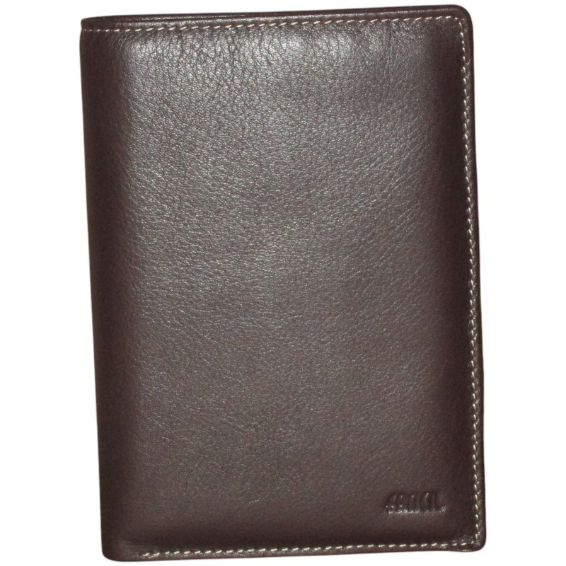 Portefeuille FANCIL marron - interieur multicolore Portefeuille FANCIL marron - interieur multicolore