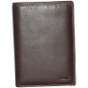 Portefeuille FANCIL marron - interieur multicolore