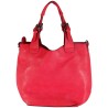 FLORA & CO - sac à main, sac bandoulière ou sac porté épaule corail