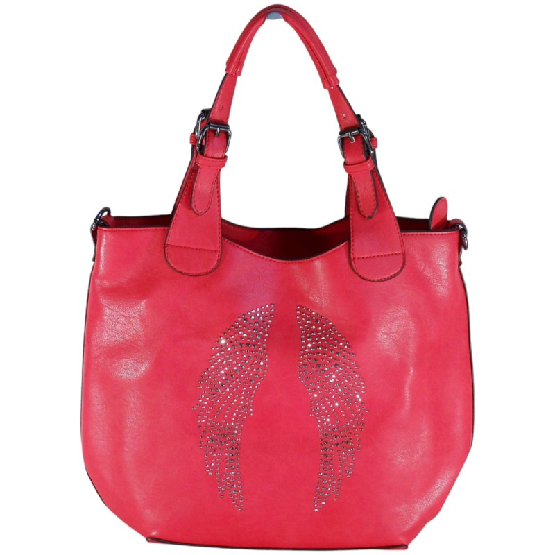 FLORA & CO - sac à main, sac bandoulière ou sac porté épaule corail FLORA & CO - sac à main, sac bandoulière ou sac porté épaule corail