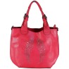 FLORA & CO - sac à main, sac bandoulière ou sac porté épaule corail