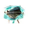Sac à main, sac bandoulière ou sac porté à l'epaule de marque FLORA & CO de couleur turquoise. 3 Sac à main, sac bandoulière ou sac porté à l'epaule de marque FLORA & CO de couleur turquoise. 3