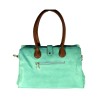 FLORA & CO - Sac à main turquoise porté épaule