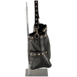 FLORA & CO - sac bandoulière, sac à main, sac porté épaule noir