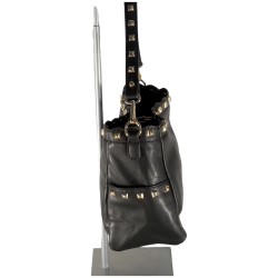 FLORA & CO - sac bandoulière, sac à main ou sac porté sur l'épaule noir. 3