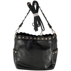 FLORA & CO - sac bandoulière, sac à main ou sac porté sur l'épaule noir. 2