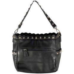 FLORA & CO - sac bandoulière, sac à main ou sac porté sur l'épaule noir. 5