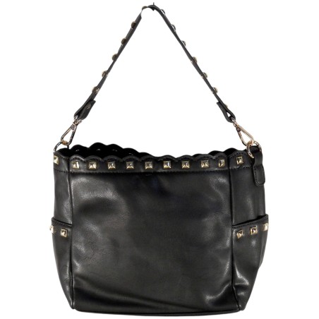 FLORA & CO - sac bandoulière, sac à main, sac porté épaule noir